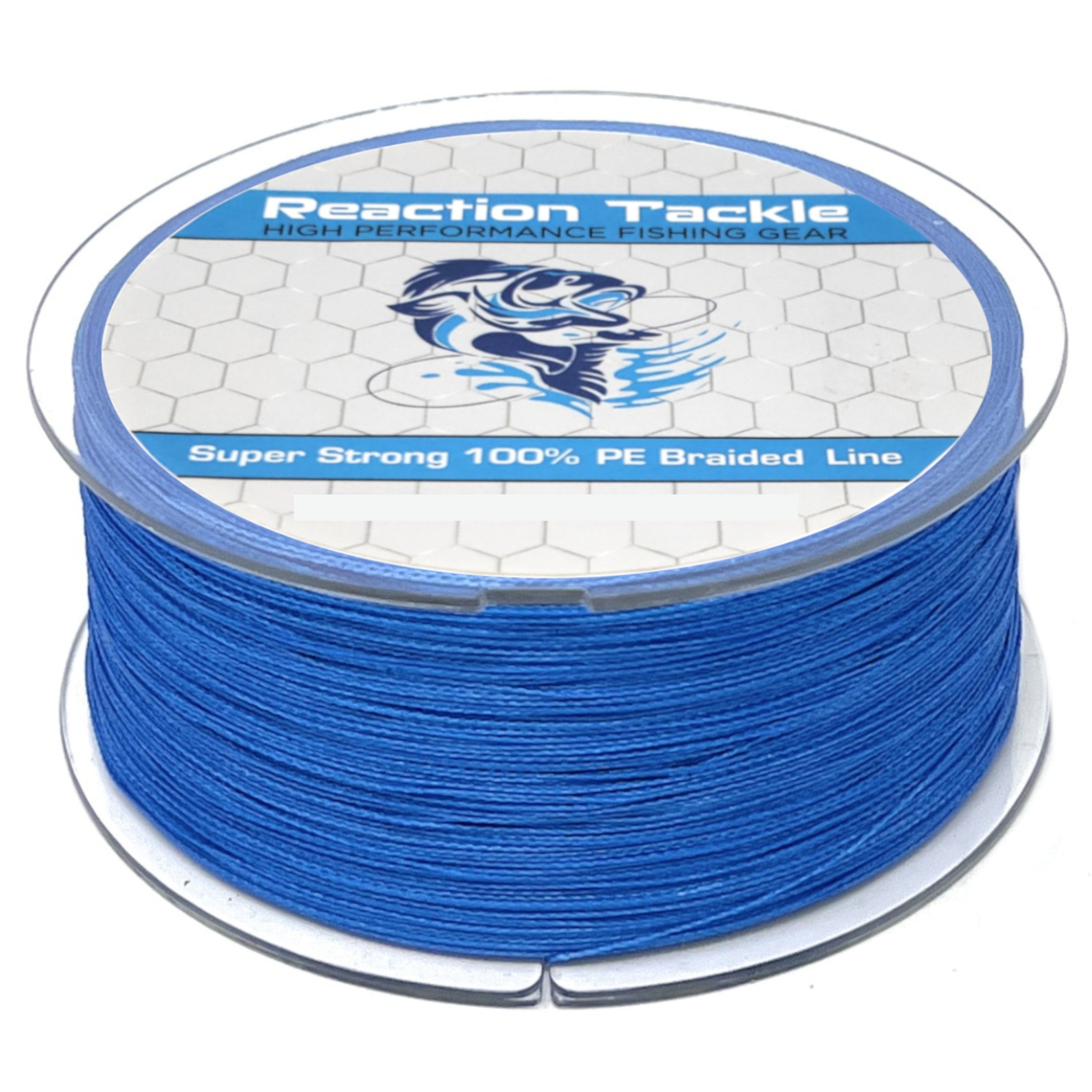 Reaction Tackle Braided Fishing Line Blue Camo 20lb 150yd