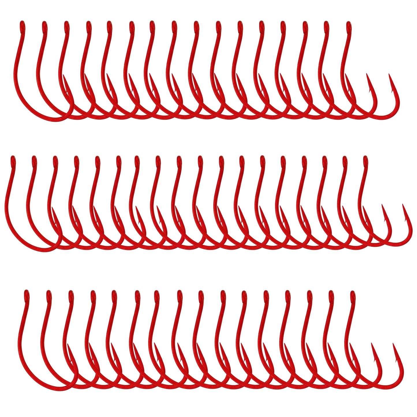 Reaction Tackle Dropshot Hooks- Pack of 50- EWG Design- Perfect for Dropshotting