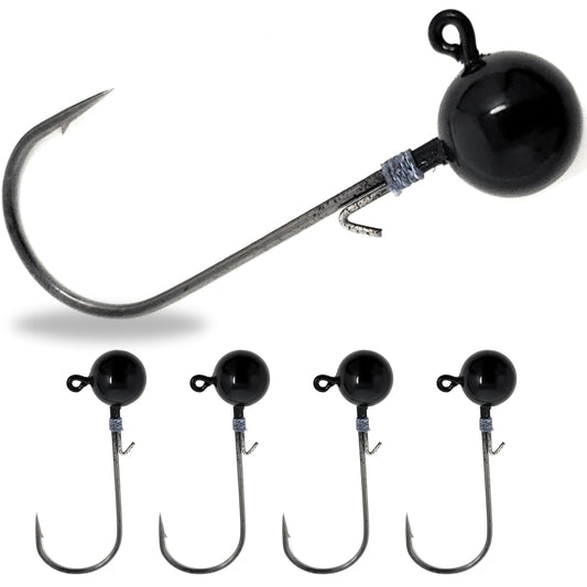 Reaction Tackle Tungsten Ball Jig Heads (5-Pack)