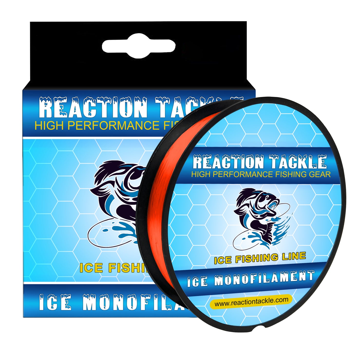 Reaction Tackle ICE Monofilament Fishing Line- Various Sizes and Colors