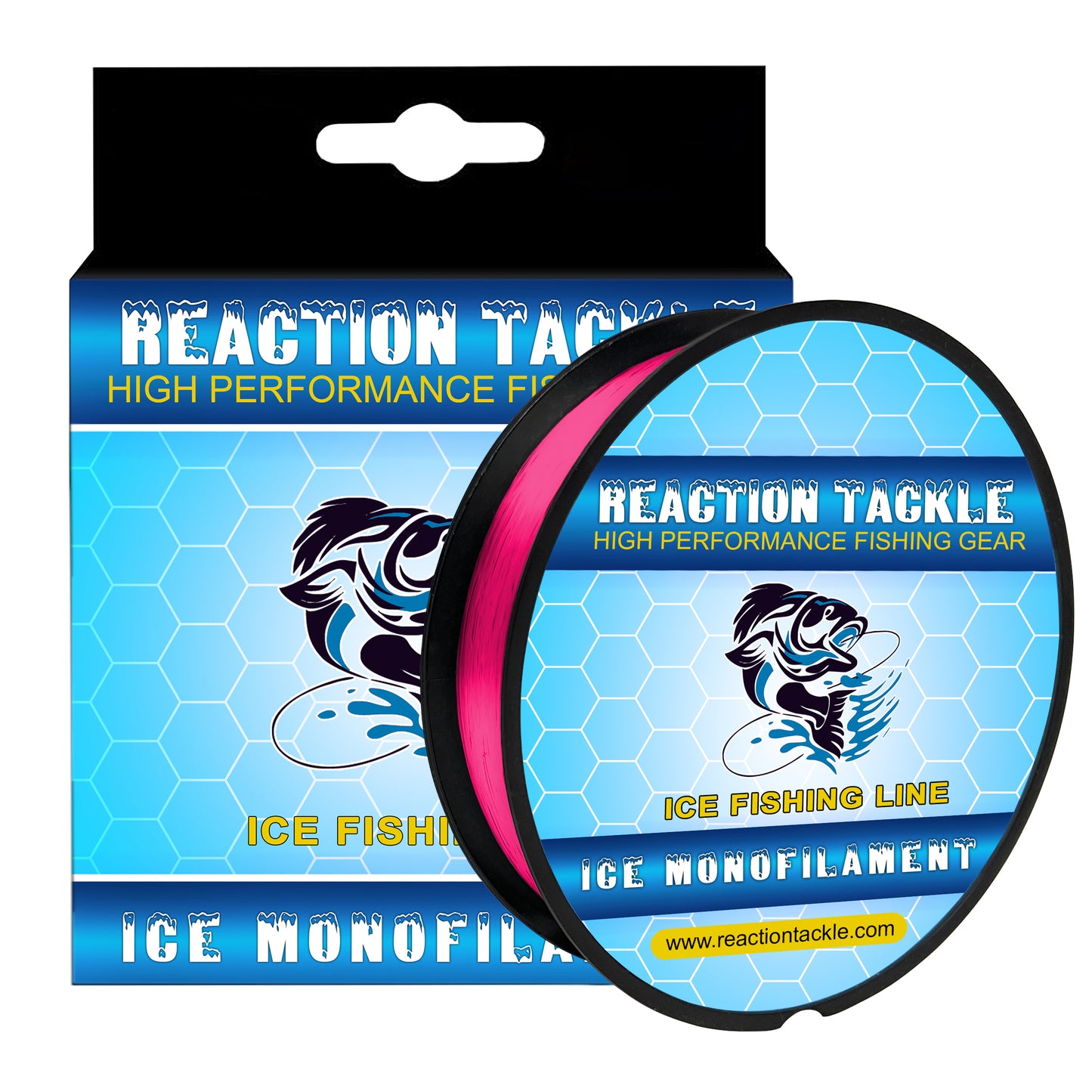 Reaction Tackle ICE Monofilament Fishing Line- Various Sizes and Colors
