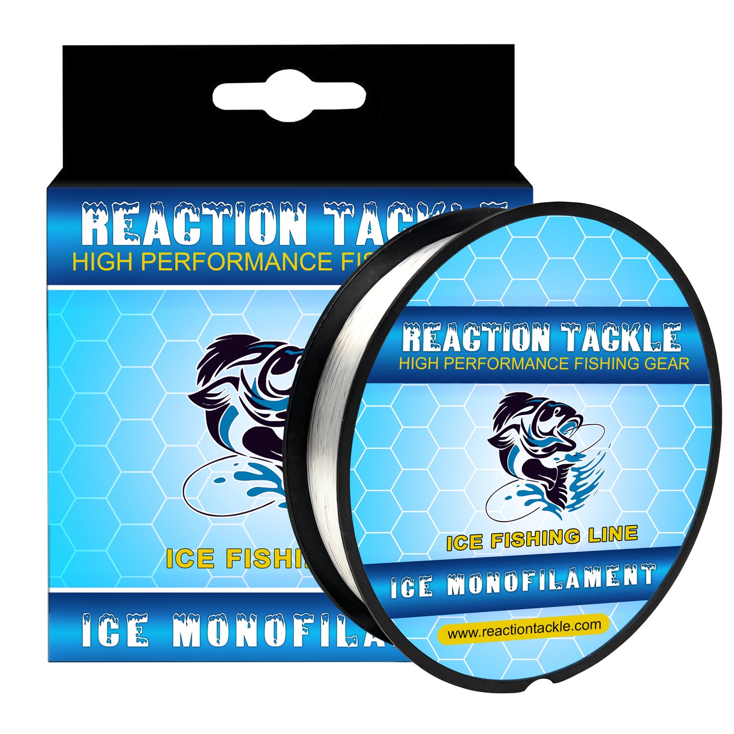 Reaction Tackle ICE Monofilament Fishing Line- Various Sizes and Colors