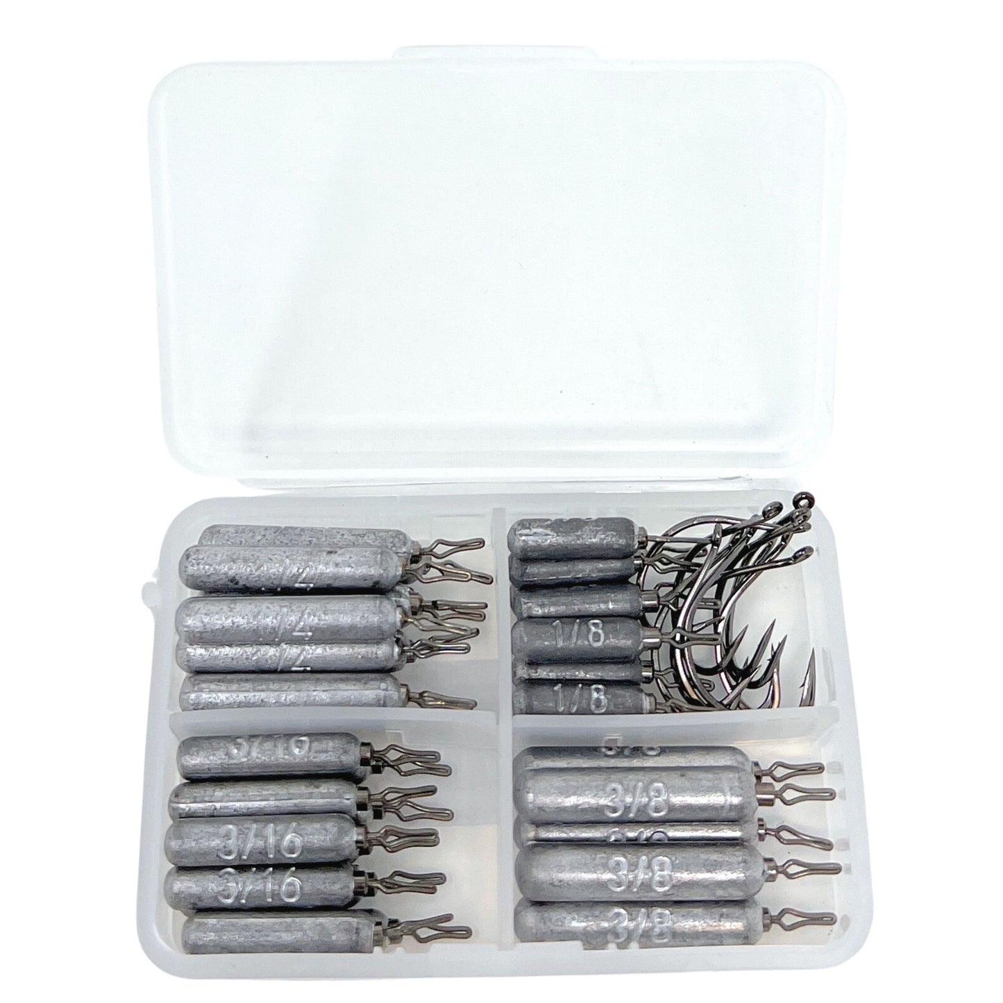 Reaction Tackle Lead Drop Shot Weights - Ideal for Bass Fishing- Bulk Packs or Kits