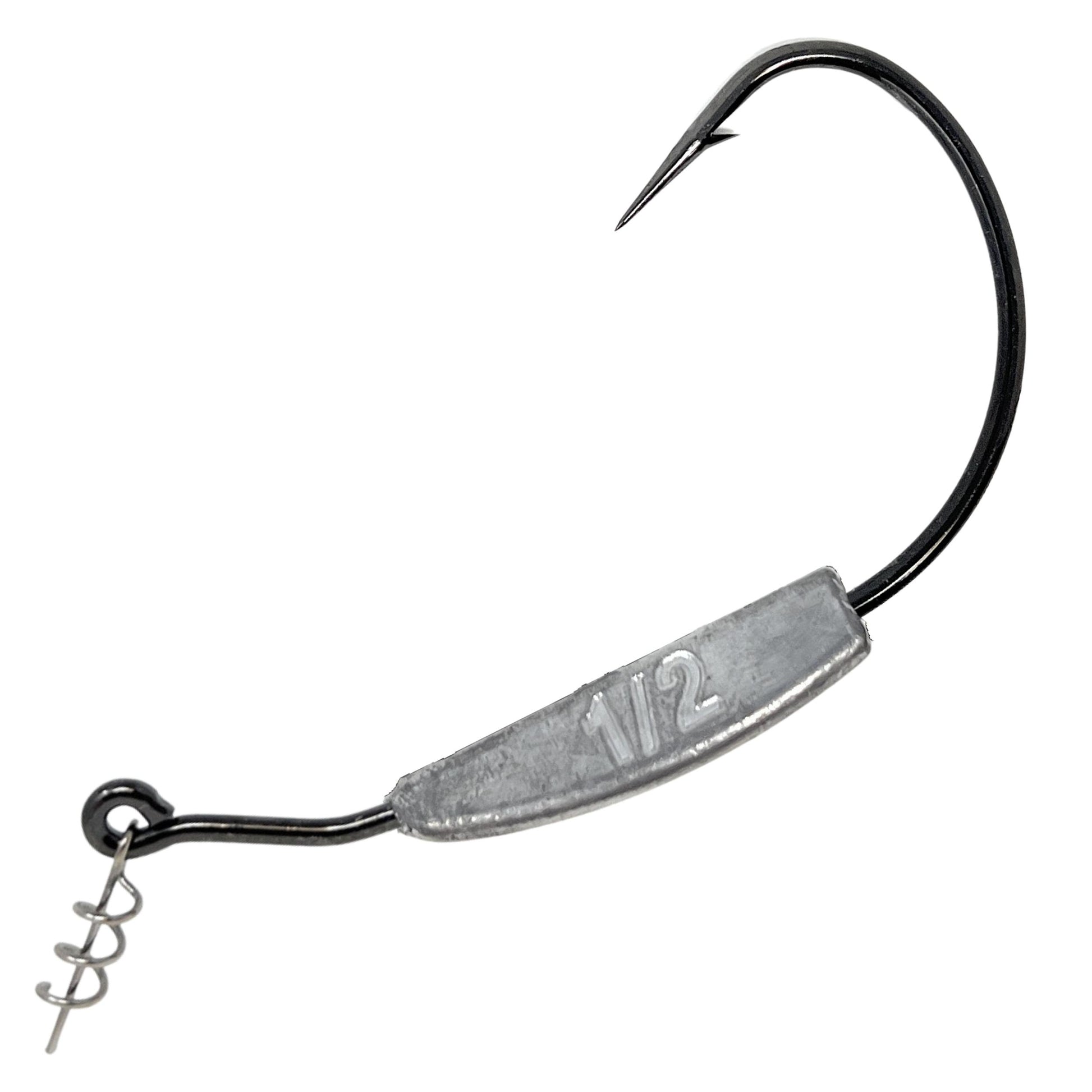 Reaction Tackle Lead Weighted Swimbait Hooks (10-PACK) - Reaction Tackle