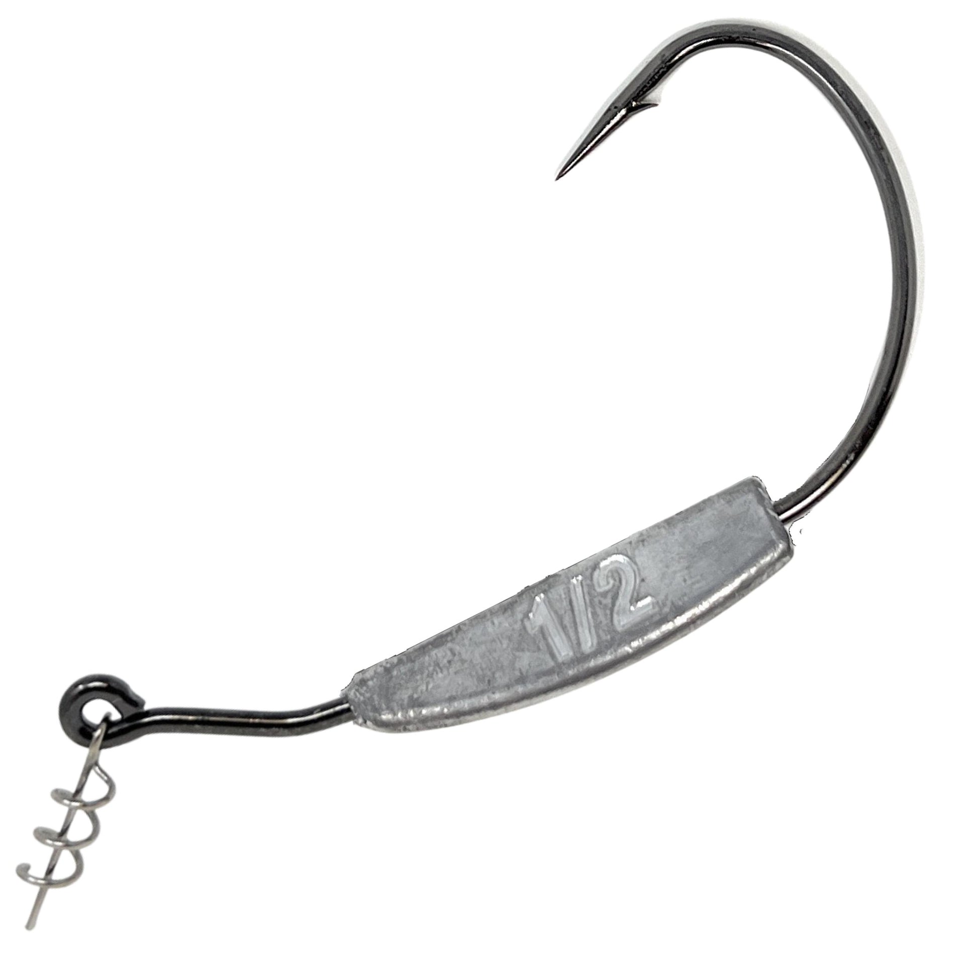 Reaction Tackle Lead Weighted Swimbait Hooks (10-PACK) - Reaction Tackle