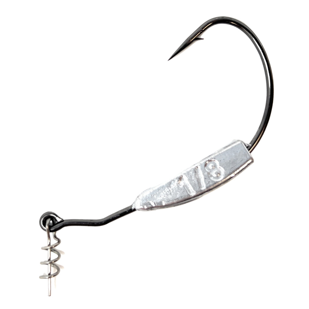 Reaction Tackle Lead Weighted Swimbait Hooks (10-PACK)