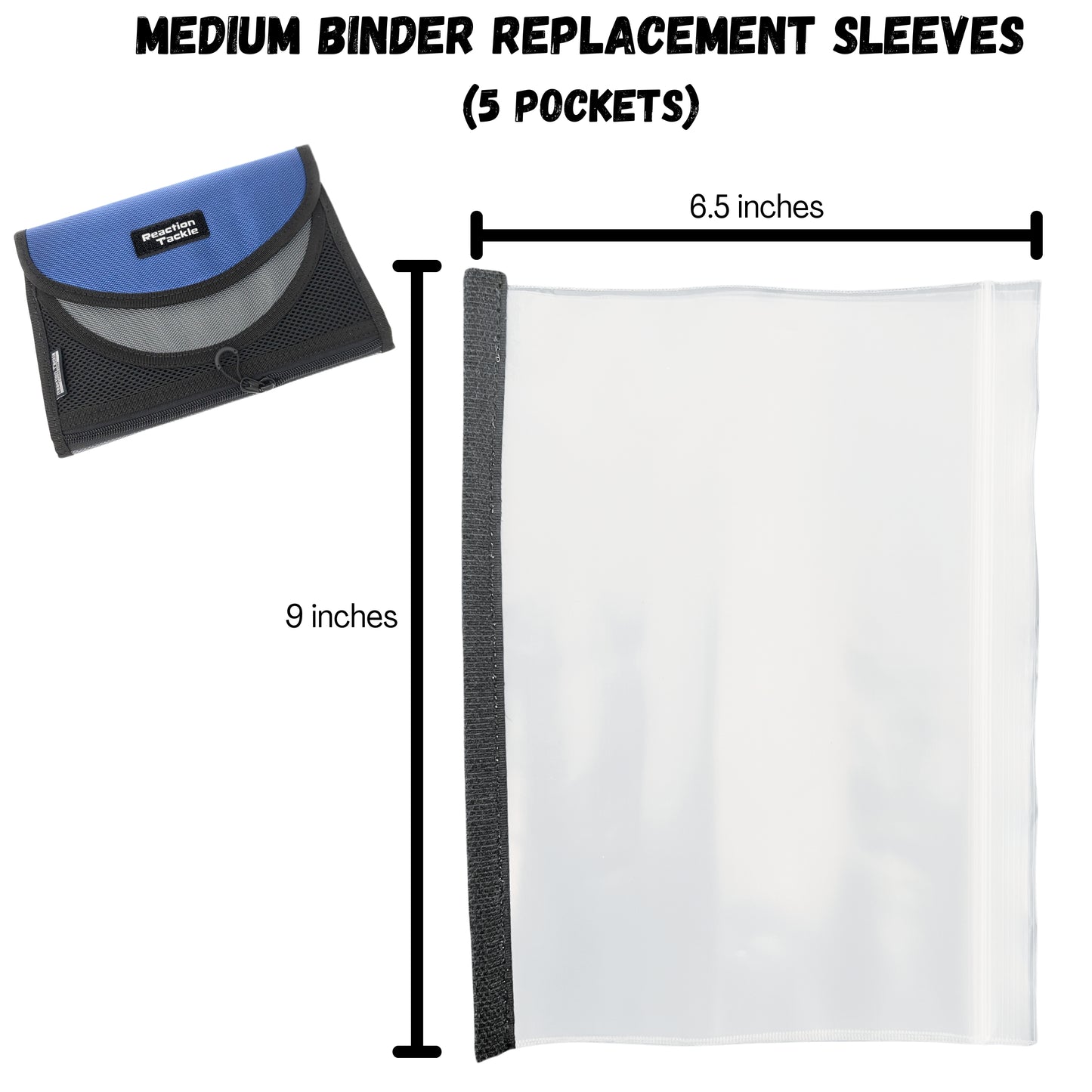 Replacement Sleeves for Small and Medium Binders