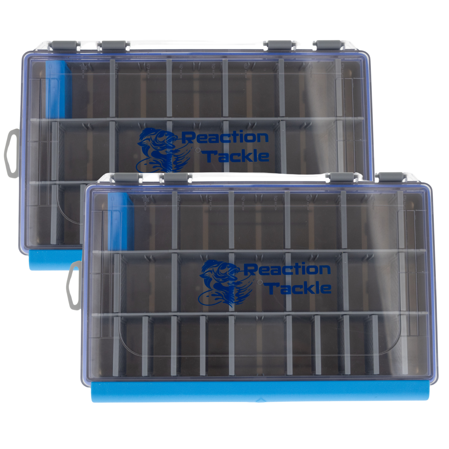 Reaction Tackle Ultra Elite Tackle Tray- 100% Waterproof with Single Clip Design - New - Reaction Tackle