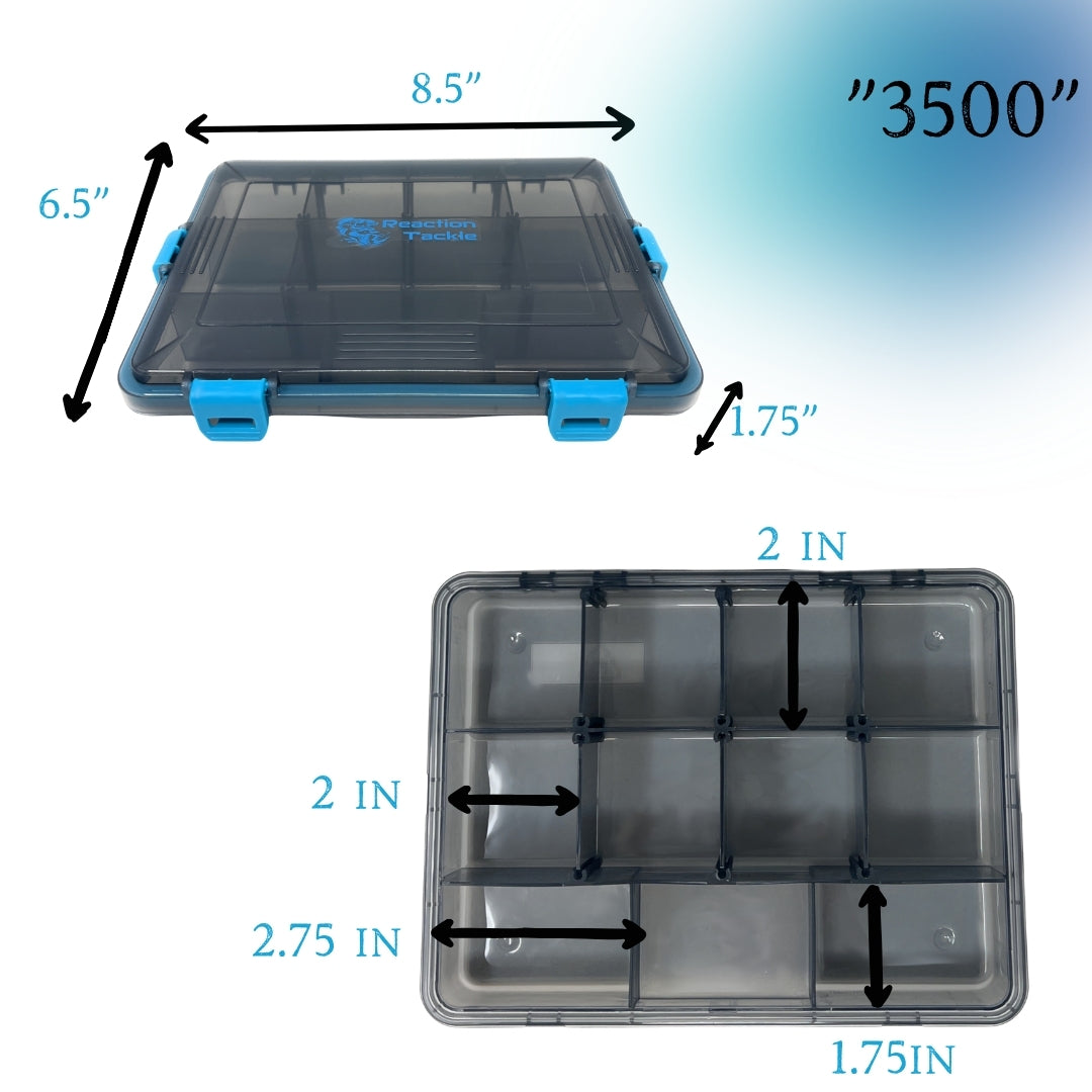 Reaction Tackle Plastic storage Tackle Box Trays: 4-Pack