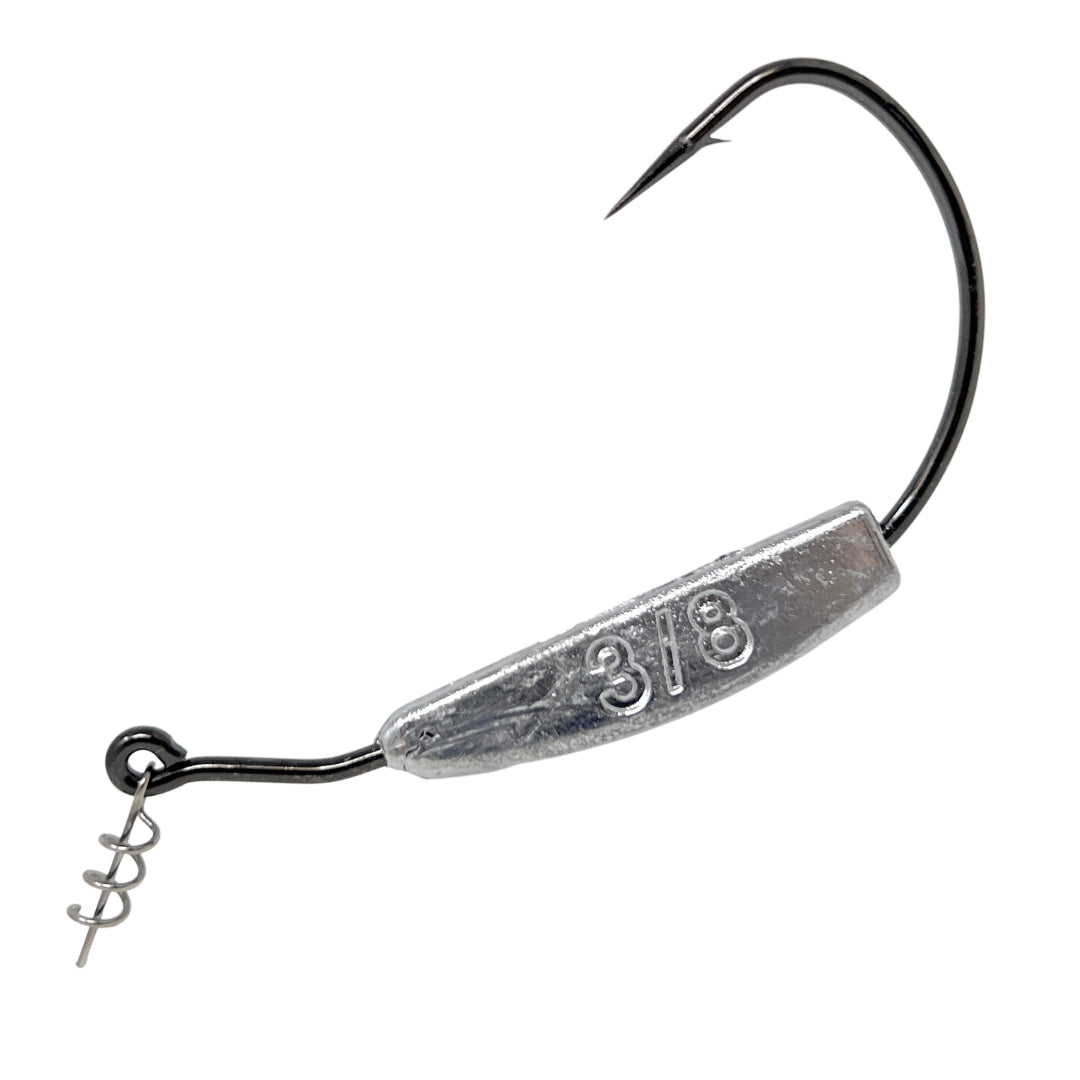 Reaction Tackle Lead Weighted Swimbait Hooks (10-PACK) - Reaction Tackle