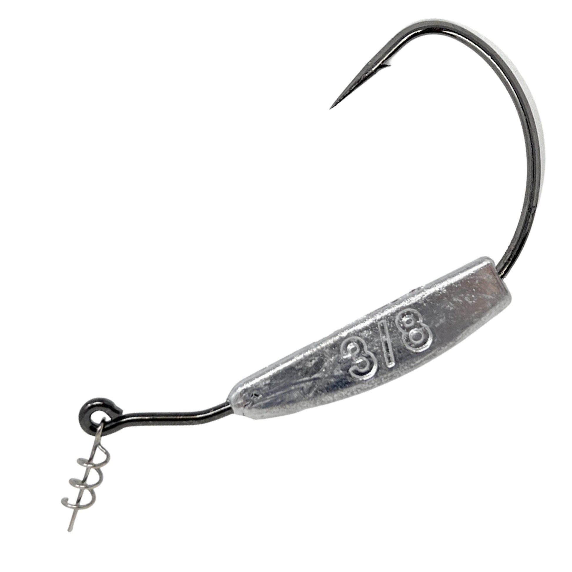 Reaction Tackle Lead Weighted Swimbait Hooks (10-PACK) - Reaction Tackle
