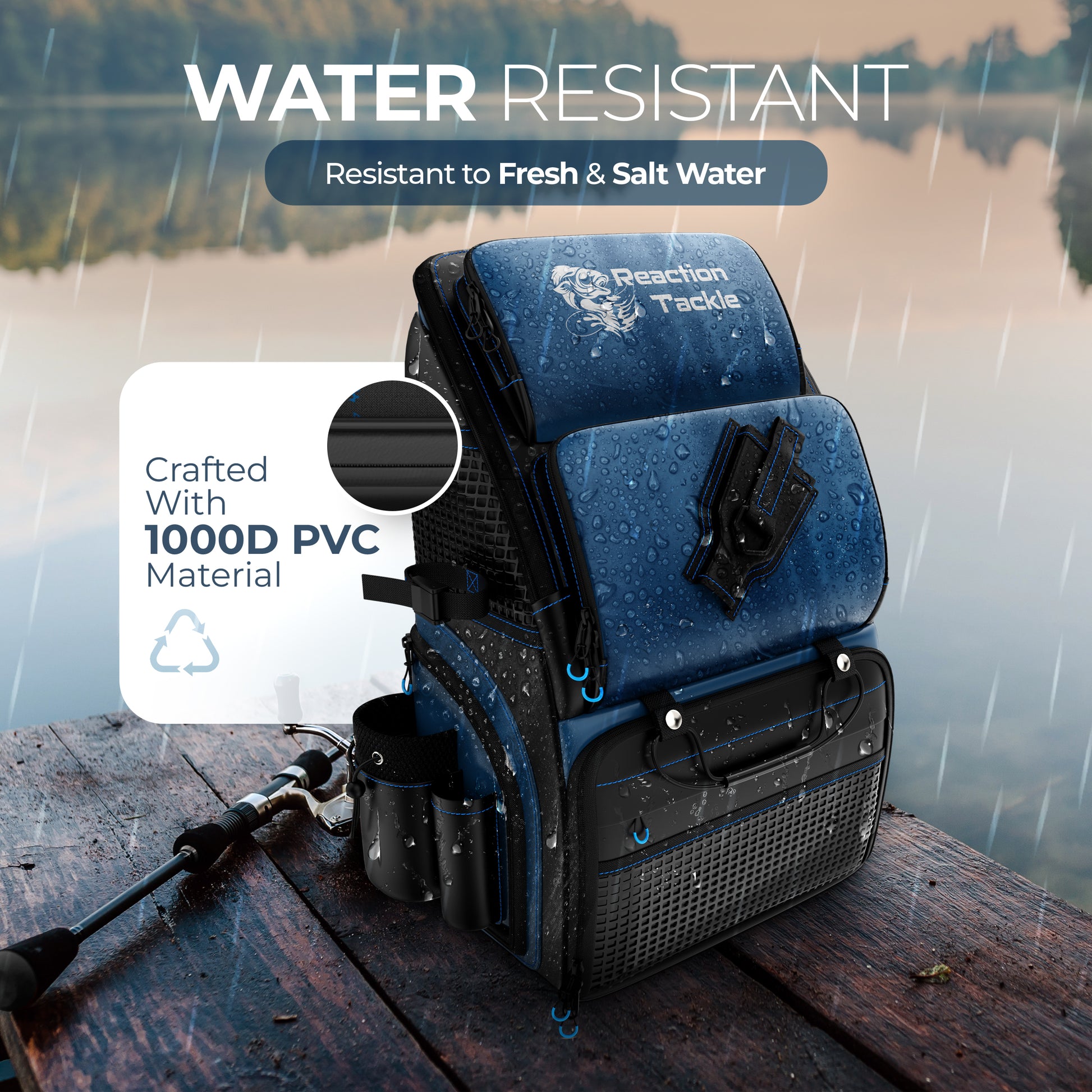 Reaction Tackle Fishing Backpack - Reaction Tackle
