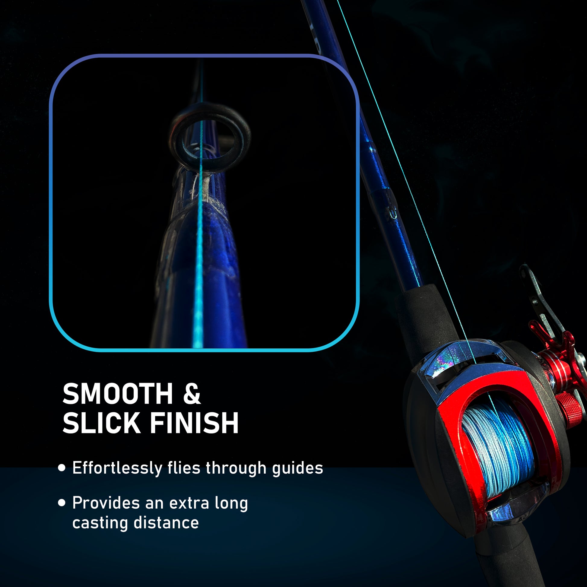 Reaction Tackle Braided Fishing Line - Dark Blue - Reaction Tackle