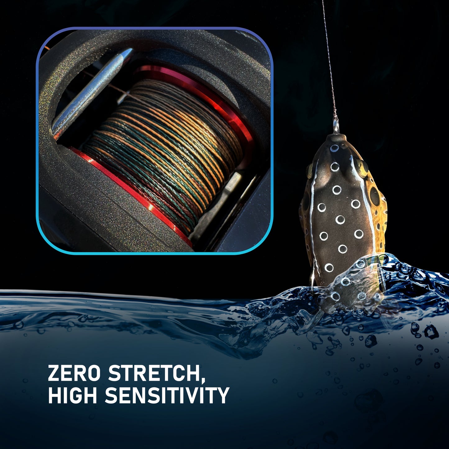 Reaction Tackle Braided Fishing Line - Blue Camo - Reaction Tackle
