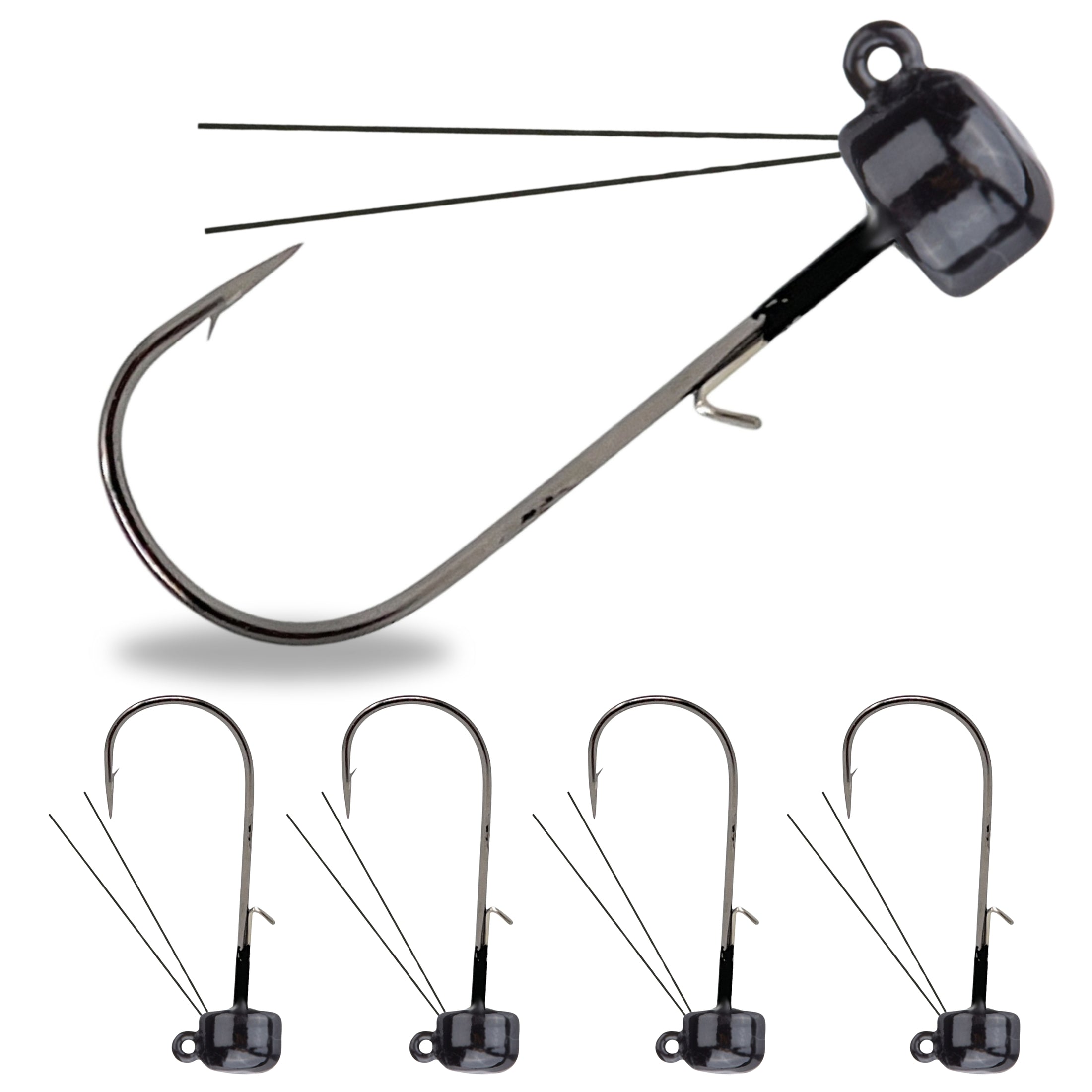 Reaction Tackle Tungsten Ned RigShroom Jigs (5Pack)