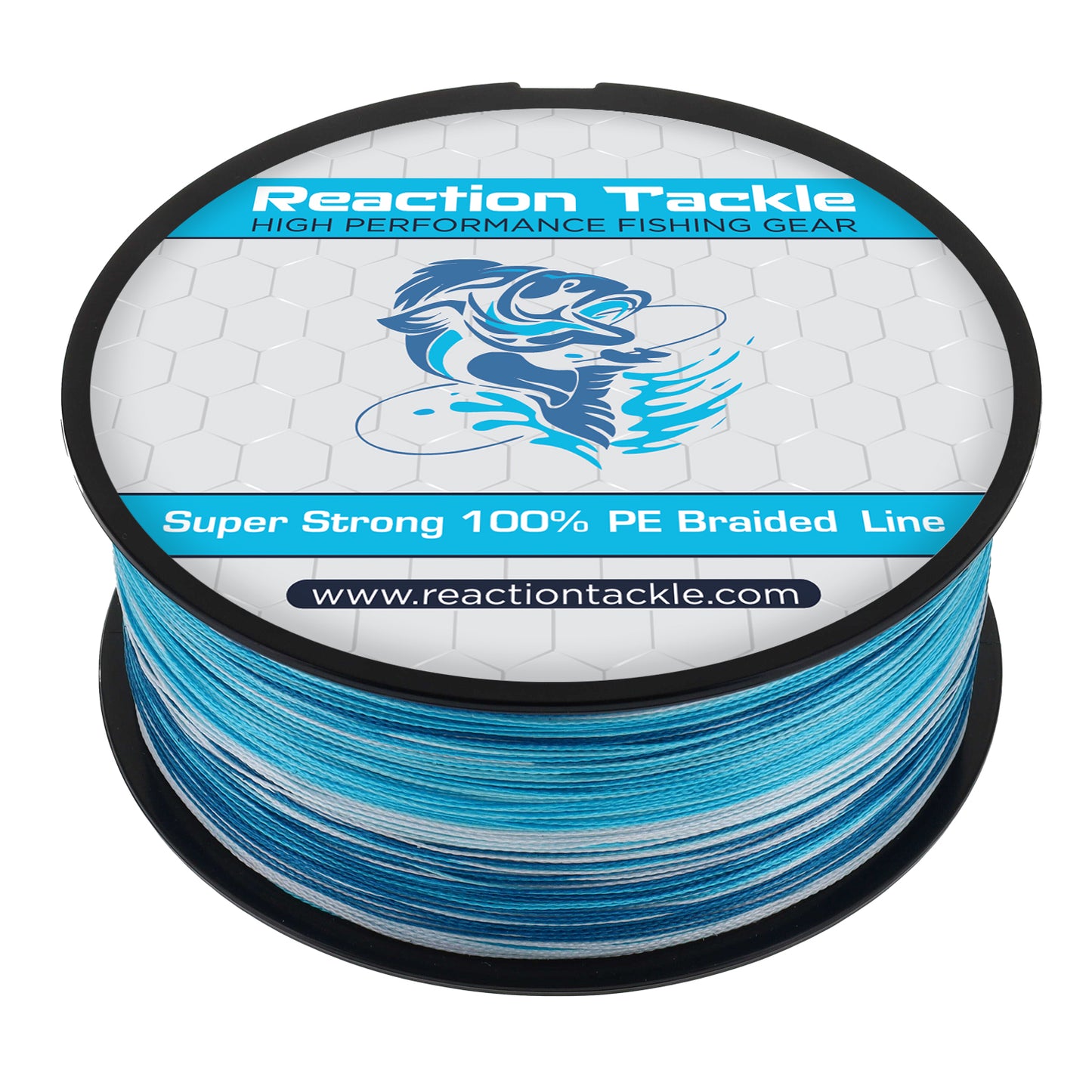 Reaction Tackle Braided Fishing Line - Blue Camo - Reaction Tackle