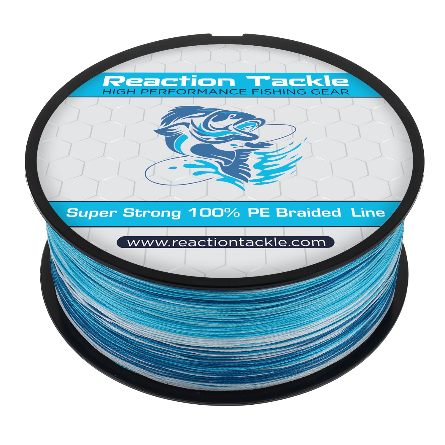 Reaction Tackle Braided Fishing Line - Blue Camo - Reaction Tackle