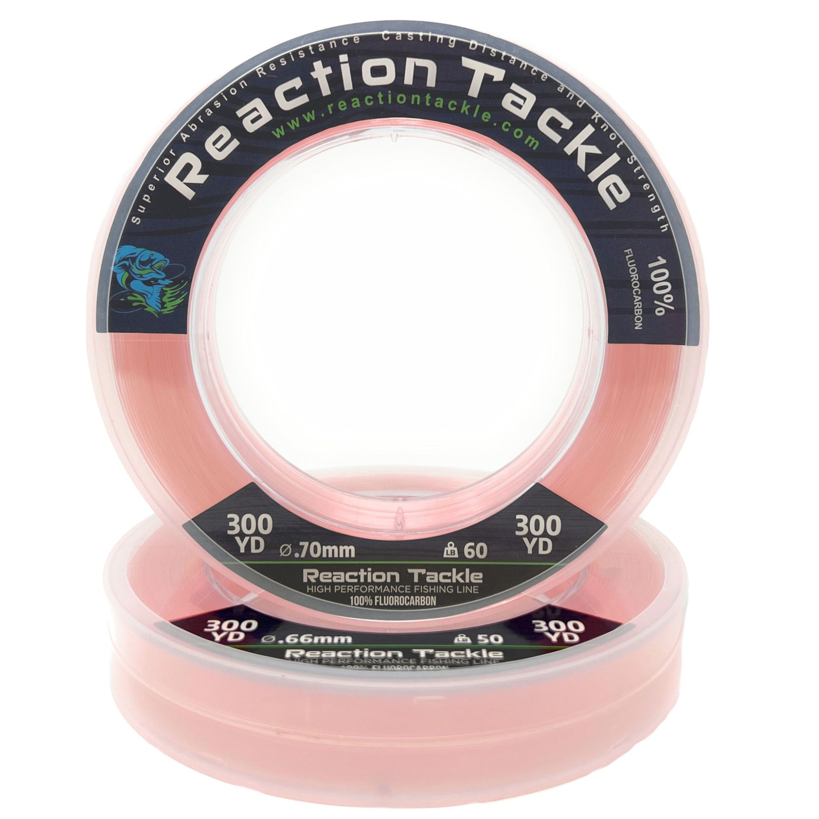 Reaction Tackle 100 Pure Fluorocarbon Fishing Line