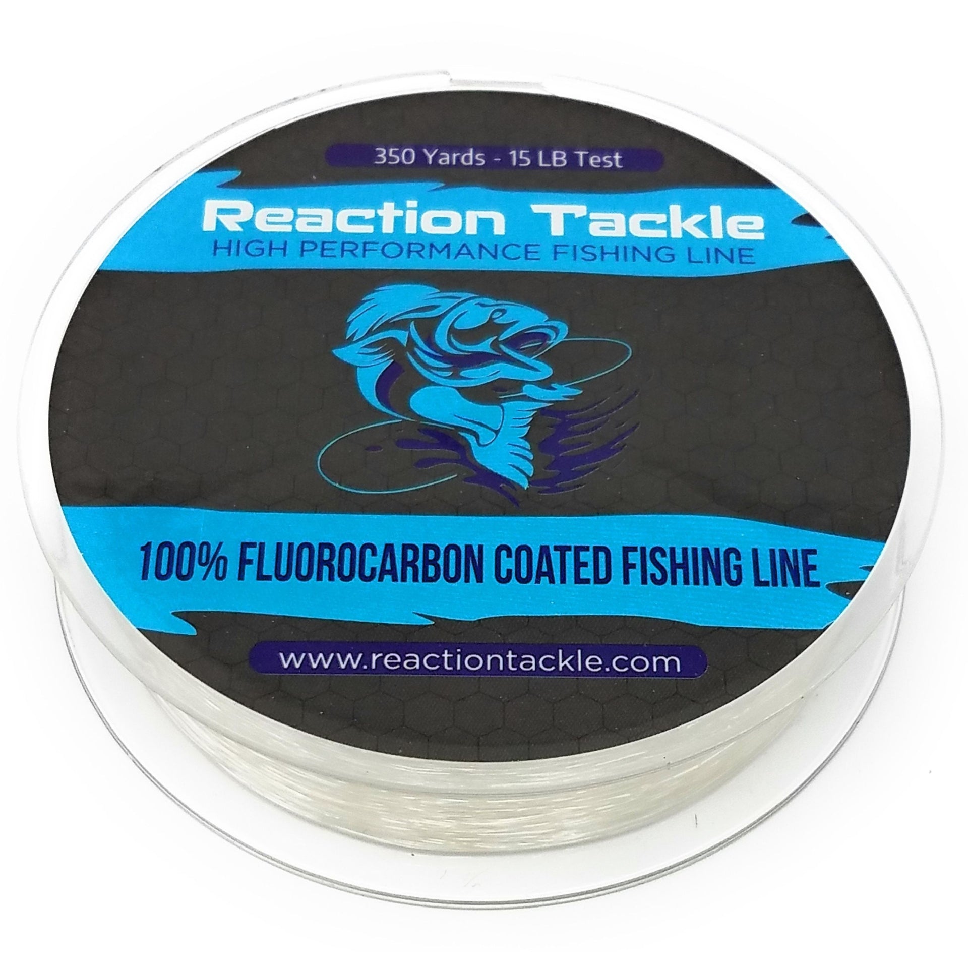 Reaction Tackle Fluoro Coated 10lb 350 yd, Clear