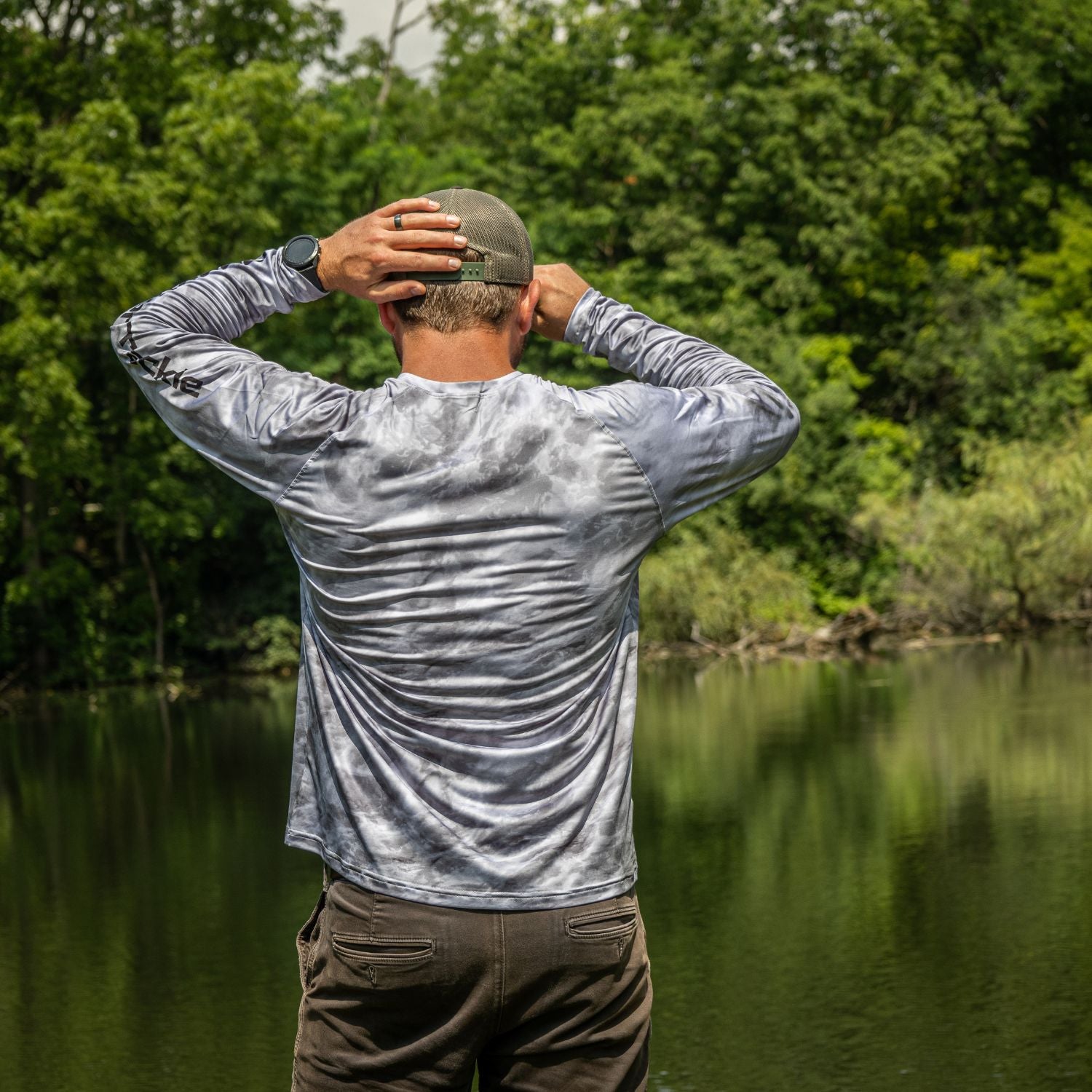 Reaction Tackle SPF UPF 50+ Long Sleeve Fishing Shirt - Reaction Tackle