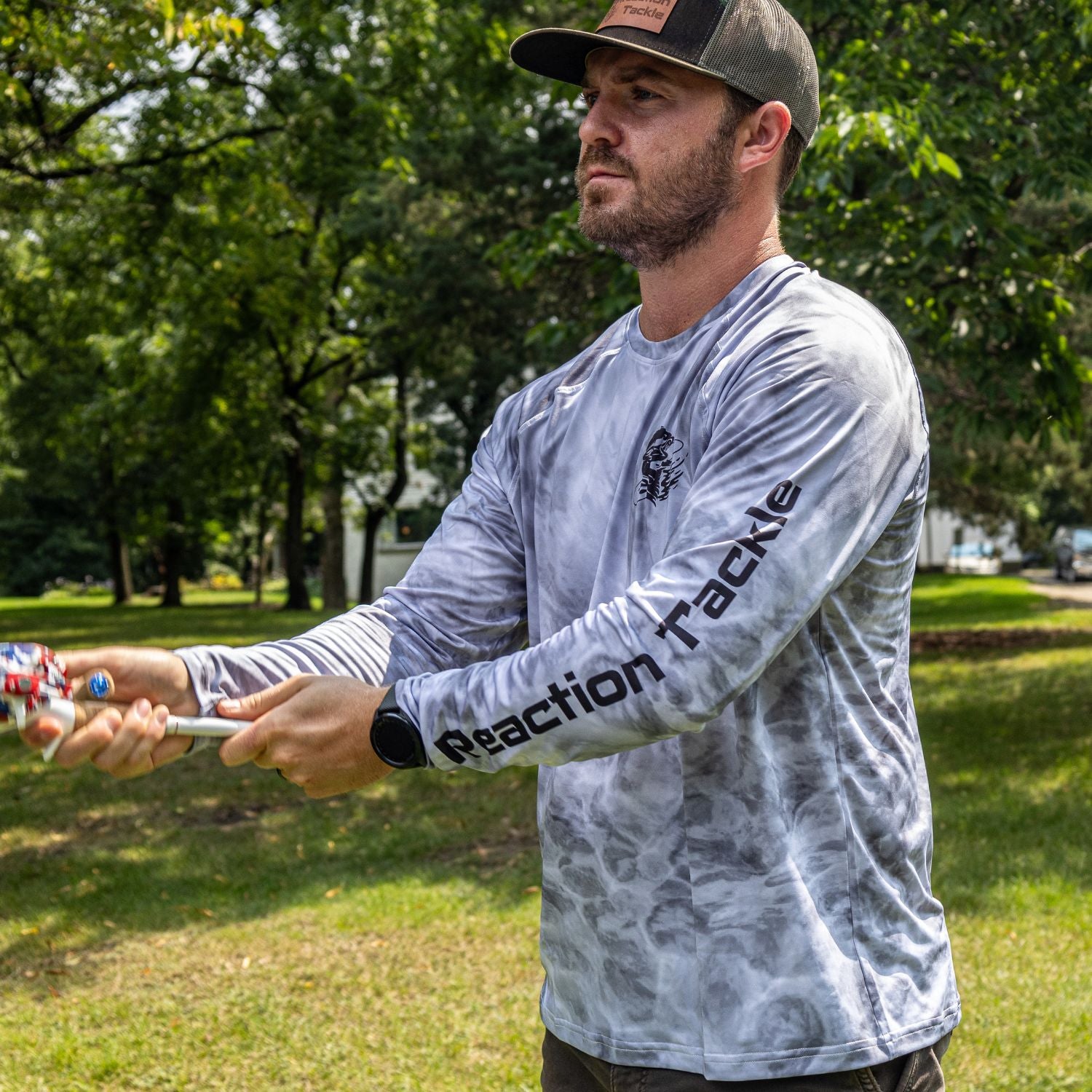Reaction Tackle SPF UPF 50+ Long Sleeve Fishing Shirt - Reaction Tackle