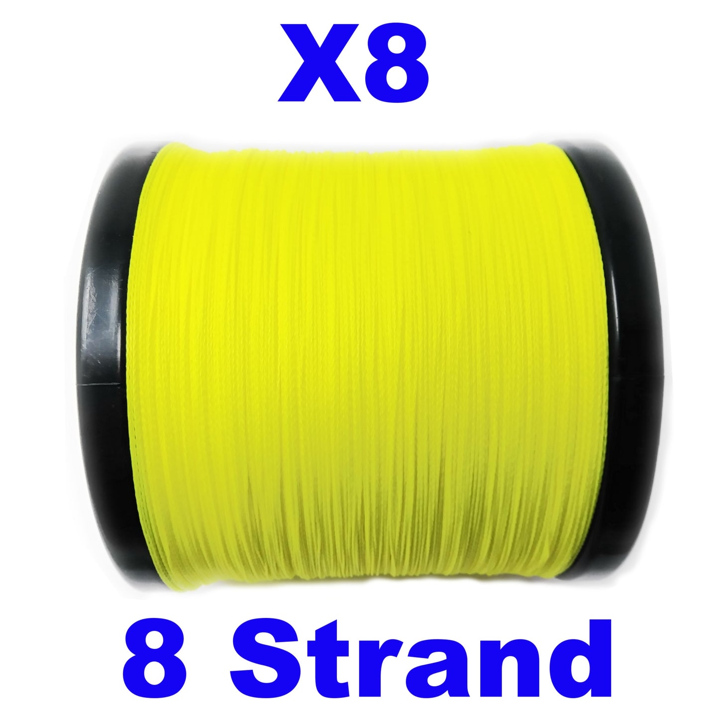 Reaction Tackle Braided Fishing Line - Pro Grade Power Performance for Saltwater or Freshwater Fish - Colored Fishing Line Braid for Extra Visibility