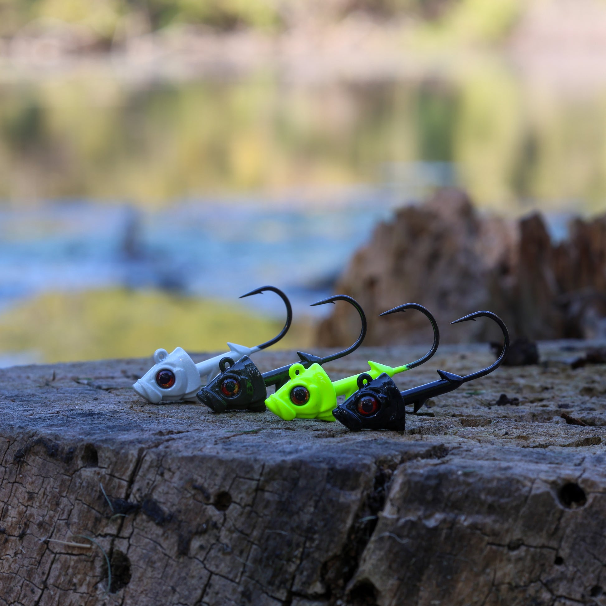 Reaction Tackle Lead Fish Head Jigs - 5-PACK - Reaction Tackle