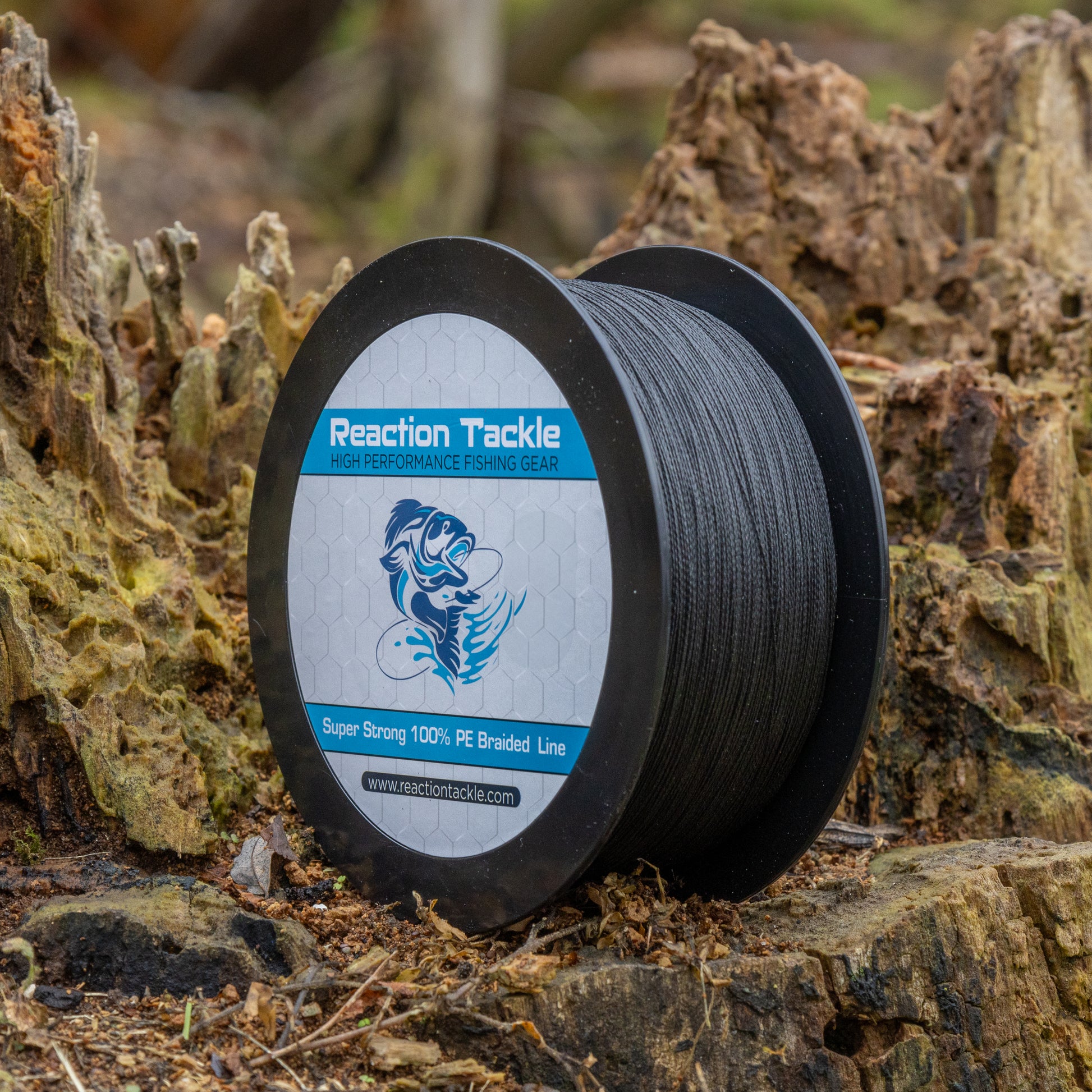 Reaction Tackle Braided Fishing Line - NO FADE Black - Reaction Tackle