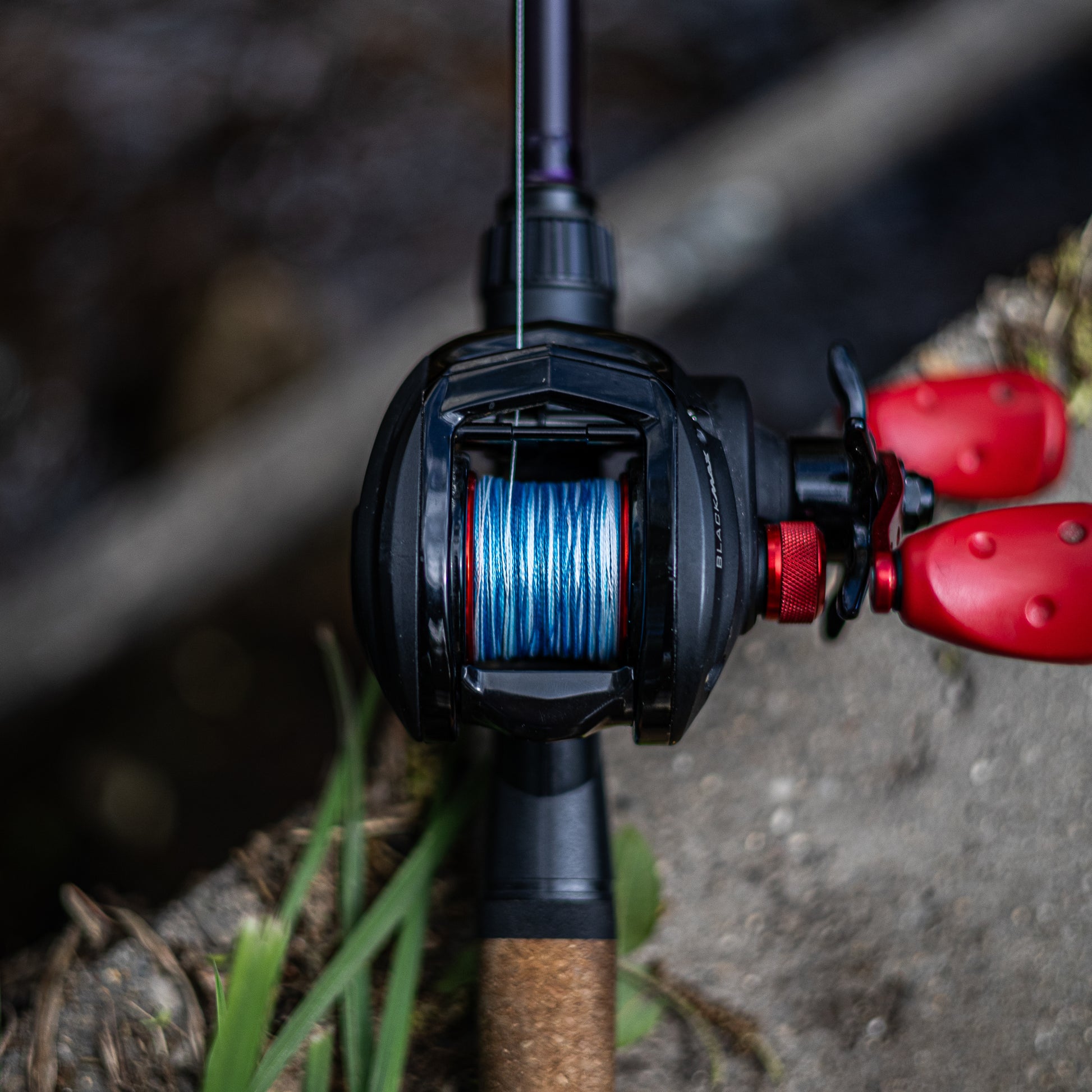 Reaction Tackle Braided Fishing Line - Blue Camo - Reaction Tackle