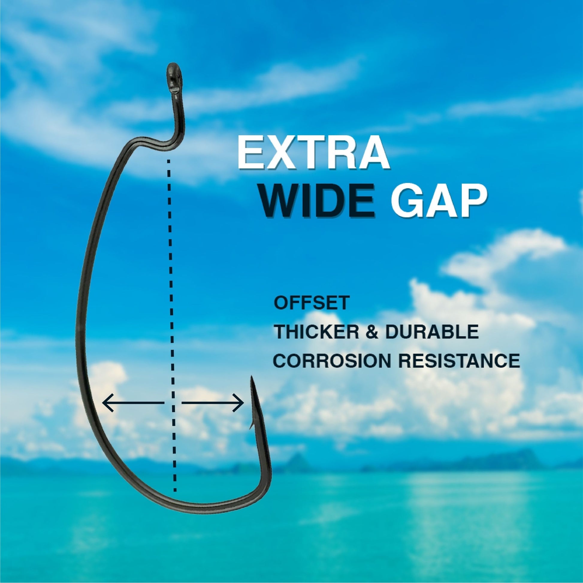 Ewg Offset Shank Worm Hook 25 Count Per Pack Freshwater Saltwater Fishing  Hooks High Carbon Steel Extra Strength Size #1#1/0#2/0#3/0#4/0#5/0 - China  Fishing Tackle and Fishing Hook price
