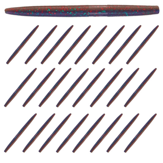 Reaction Tackle Soft Plastic Wacky Worms 5.5in - 24 Pack
