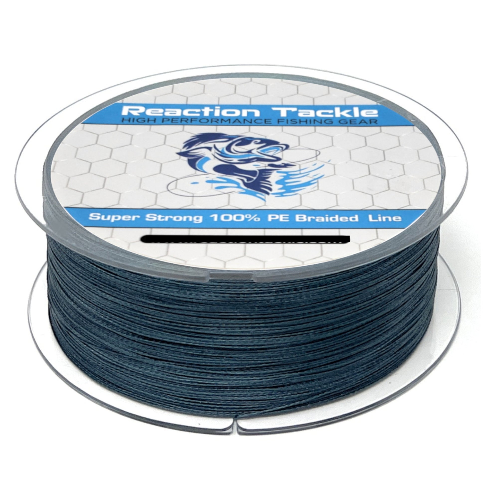 Reaction Tackle Braided Fishing Line Low Vis Gray 65lb 300yd