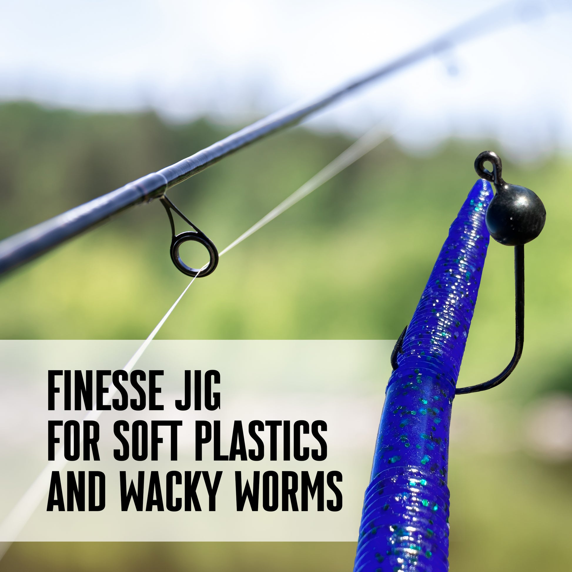 Reaction Tackle Tungsten Wacky Jig Heads (5-PACK) - Reaction Tackle