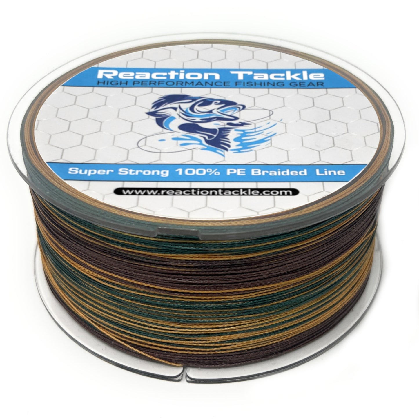 Reaction Tackle Braided Fishing Line Blue Camo 6LB 500yd : :  Sports & Outdoors