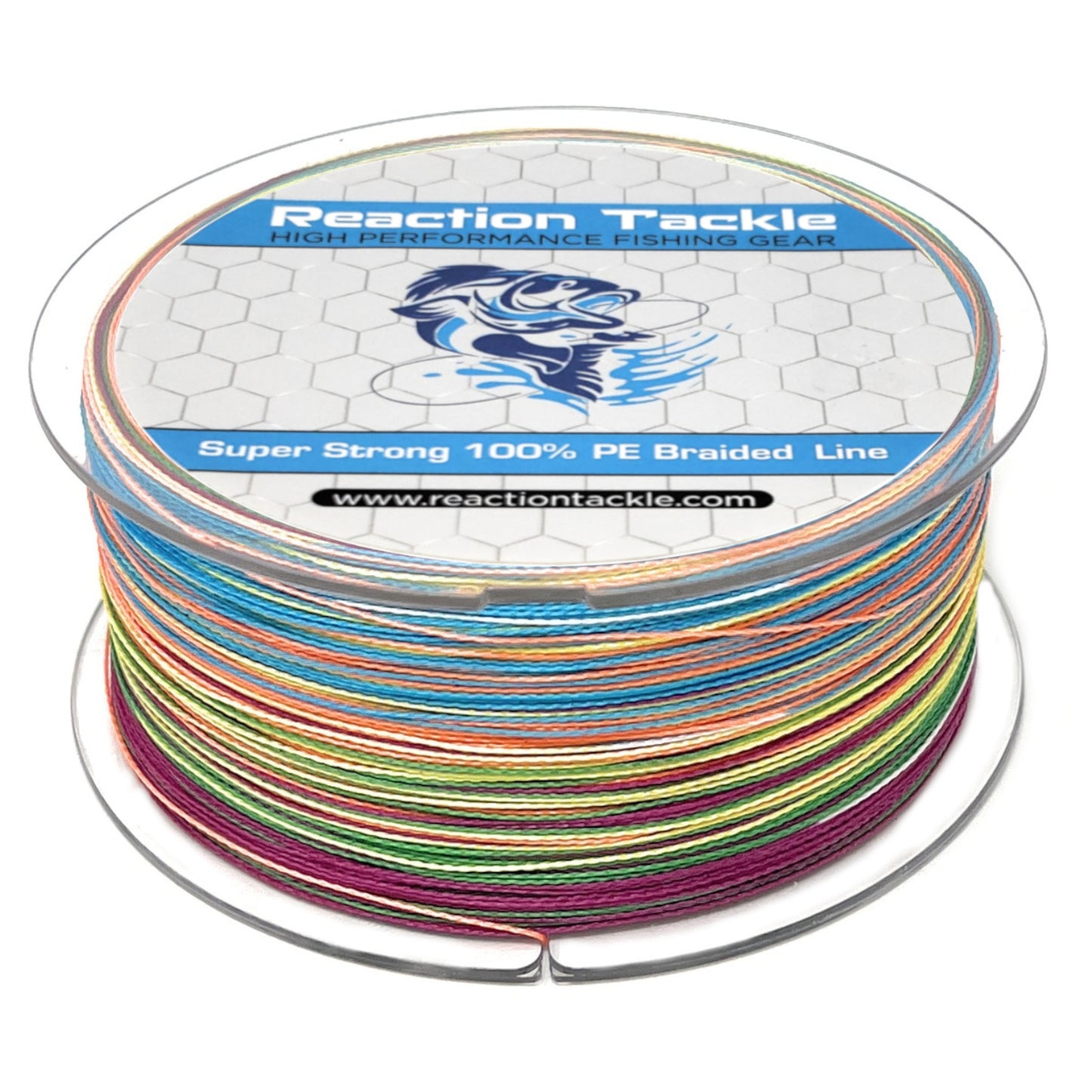 Reaction Tackle Braided Fishing Line Multi-Color 65lb 500yd