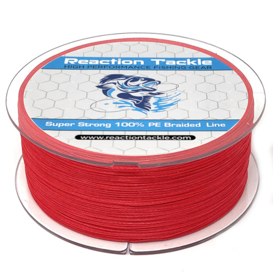 Reaction Tackle Braided Fishing Line Gray 40LB 300yd, Braided Line -   Canada
