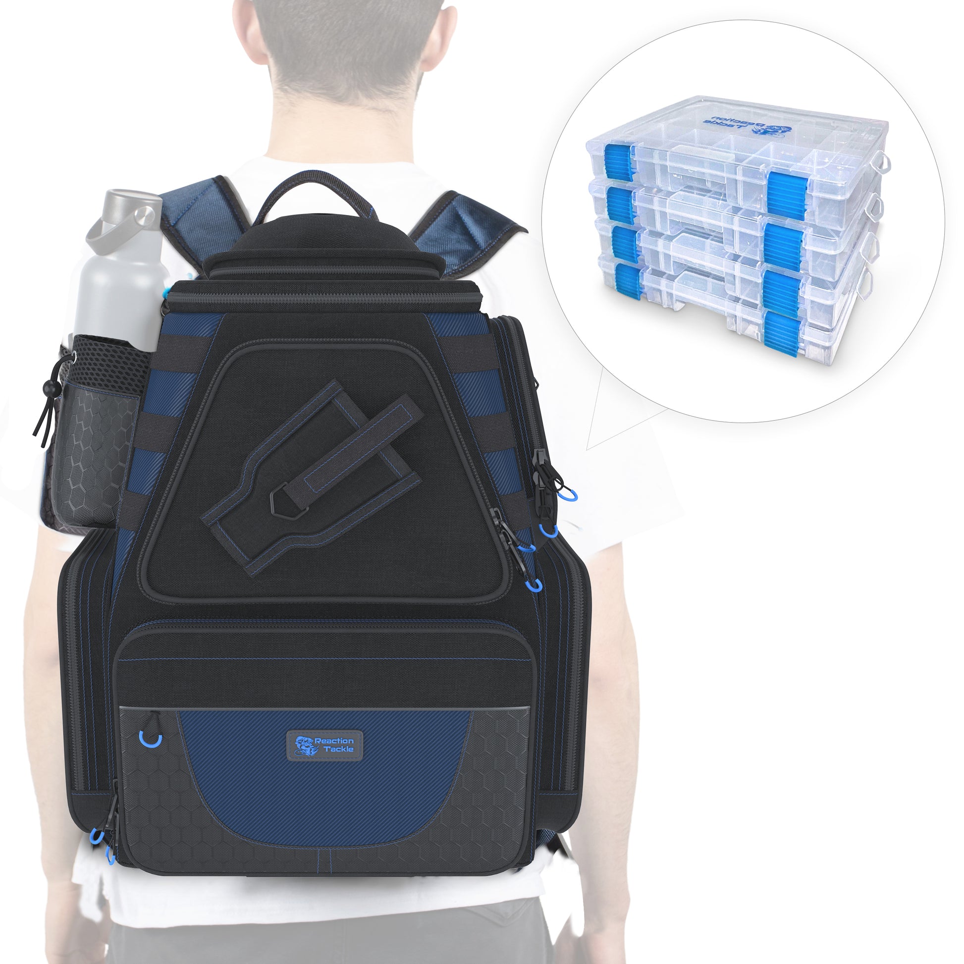 Reaction Tackle Fishing Tackle Backpack- Trays included - Reaction Tackle