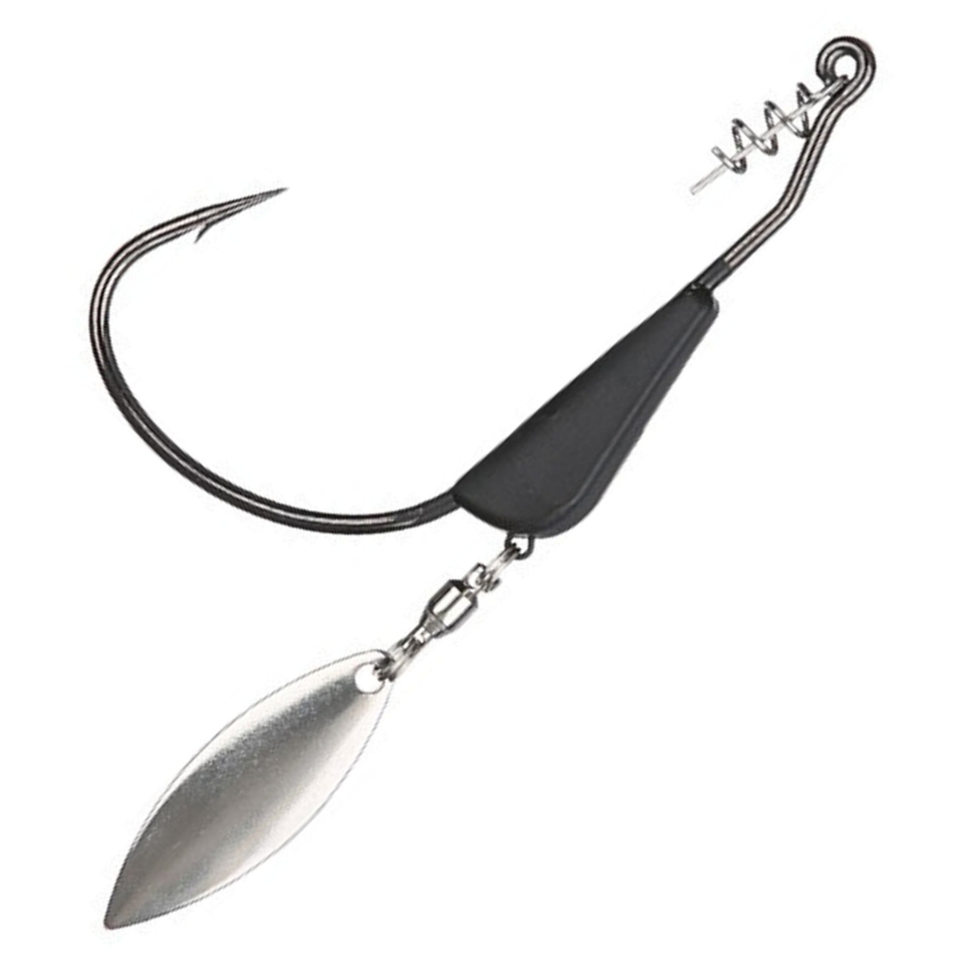 Reaction Tackle Bladed/Tungsten Weighted Swimbait Hooks- 3-Pack - Reaction Tackle