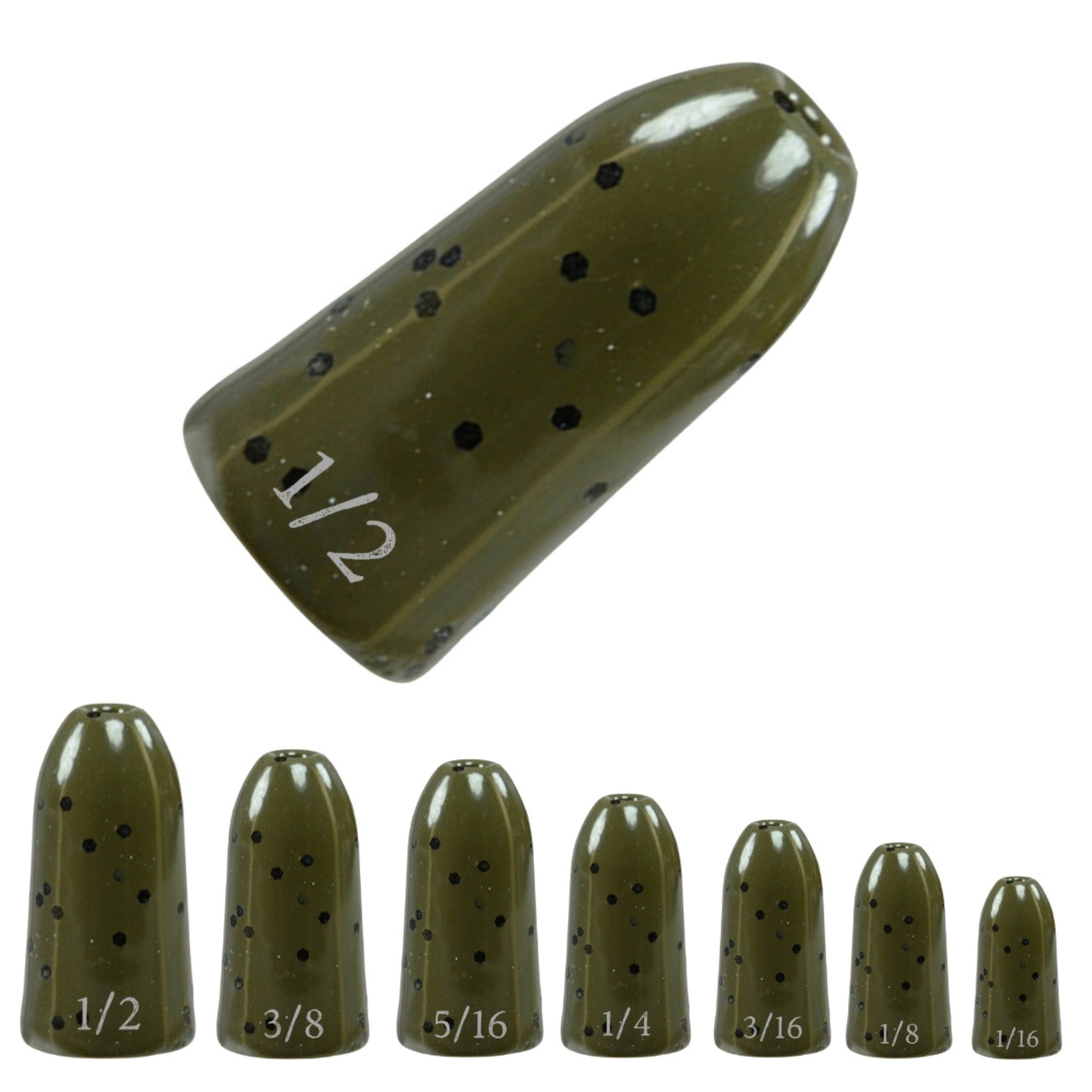 Reaction Tackle Worm / Bullet Weights / Bulk Tungsten Sinkers in Various Sizes and Colours