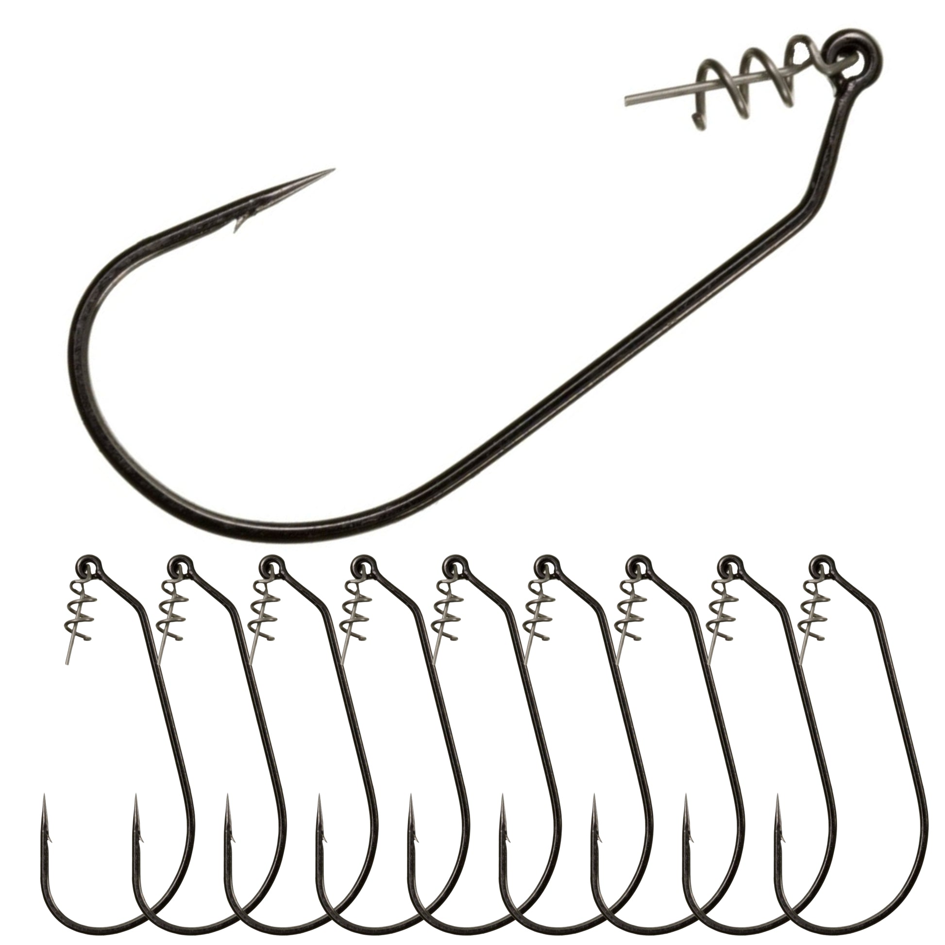 Black Bladed Swimbait Hooks - Qty 5/pack