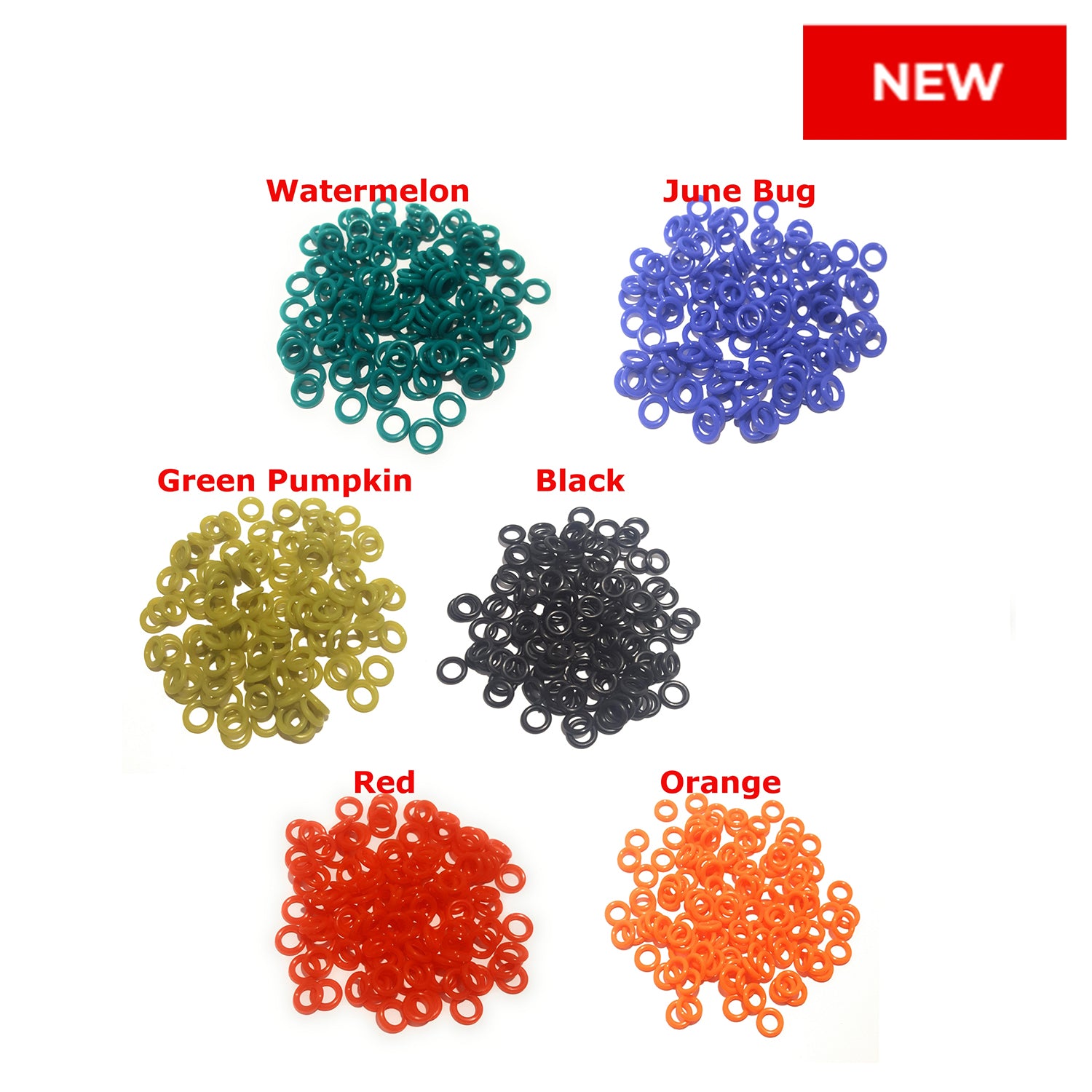 Reaction Tackle WACKY O-RINGS- 125 Pack or 300 Pack | Reaction Tackle